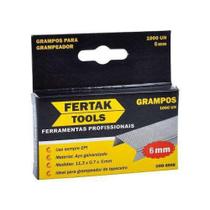 10 mil Grampos Grampeador Tapeceiro 11,3x0,7mm 06Mm Fertak - Cod 8506 10 mil Grampos Grampeador Tapeceiro 11,3x0,7mm 06Mm Fertak - Cod 8506