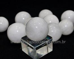 10 Mini Bolas de Quartzo Leitoso Esfera Natural 20 a 30 mm - Atacado 10 Mini Bolas de Quartzo Leitoso Esfera Natural 20 a 30 mm - Atacado