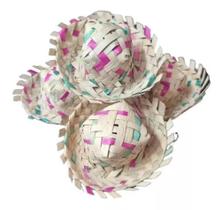 10 Mini Chapéu De Palha Decoração Festa Junina Arrai - Selys