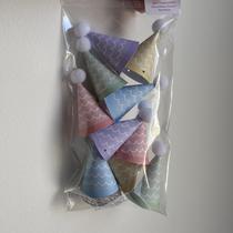 10 Mini Chapeuzinhos Pompom Decorativos Festa Fundo do Mar Tem Festejo - Inspire sua Festa Loja