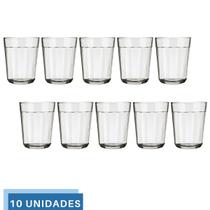 10 Mini Copos Americano Shot Cachaça 45ml Vidro Dose Nadir