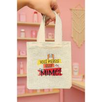 10 Mini Ecobag Estampada 2 Tamanhos 15x15/ 20x20 - Diversas estampas 10 Mini Ecobag Estampada 2 Tamanhos 15x15/ 20x20 - Diversas estampas