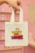 10 Mini Ecobag Estampada Tamanho 15x15 Você Merece Esse Mimo 10 Mini Ecobag Estampada Tamanho 15x15 Você Merece Esse Mimo