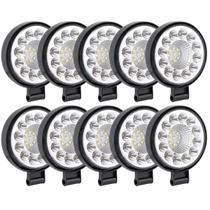 10 Mini Farol Led Pequeno Menor Forte Colheitadeira 12v24v
