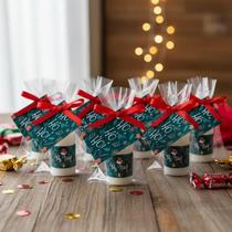 10 Mini Hidratantes Natal Kit Lembrancinhas Natalinas para Festas de Fim de Ano Mimo