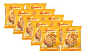 10 Mini Panettone Panetone Bauducco Frutas Cristalizadas 80g