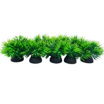 10 mini Planta Artificial Plantinha decoração para aquário - Acquapex