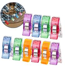 10 Mini Prendedor Clips Wonder Prender Tecidos Cartonagem Colorido