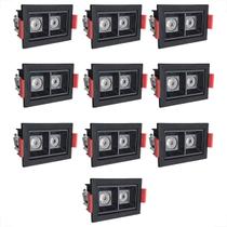 10 Mini Spot Downlight Duplo Led EmbutirVaranda3000k Bet56