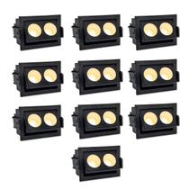 10 Mini Spot Foco Móvel Downlight Embutir Led Micro Bet95