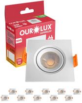 10 Mini Spot Superled de Embutir 3W Cor da Luz Branco Neutro 4000K Biv Ourolux 10 Mini Spot Superled de Embutir 3W Cor da Luz Branco Neutro 4000K Biv Ourolux