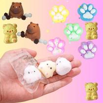 10 Mini Squishy Sortido Antistress Kawaii Soft Para Alívio