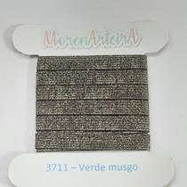 10 Mt Elástico Especial Brilho Encadernação 7mm Verde Musgo 3711 10 Mt Elástico Especial Brilho Encadernação 7mm Verde Musgo 3711