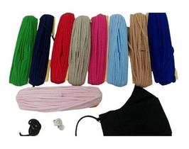 10 Mts Elástico Roliço 2 Mm Super Macio Não Irrita Orelha Wr