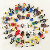10 NOVOS LEGO MINIFIG PEOPLE LOT bolsa aleatória de minifiguras caras cidade cidade set by USA