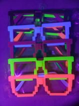 10 óculos coloridos Atari para festa balada