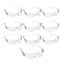 10 Óculos De Segurança Antirrisco Transparente - 3M