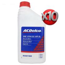 10 Oleo De Motor 20w50 Sl Mineral Acdelco- Kit2142