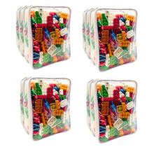 10 Organizador de Brinquedos Quarto Infantil Empilhável PVC Resistente C/Alça TAM M 10 Organizador de Brinquedos Quarto Infantil Empilhável PVC Resistente C/Alça TAM M