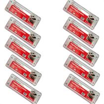 10 Organizadores Modular Empilhável 23x8,8x5,5 Transparente