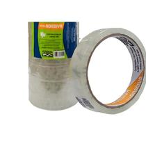 10 ou 2 Unidades Fita Adesiva 24mmx100 Transparente