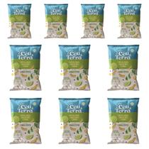 10 Pacotes Chips de Arroz Grão de Bico e Quinoa 40g Sabores Sabores:Lemon Pepper
