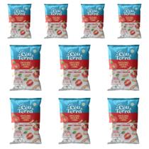 10 Pacotes Chips de Arroz Grão de Bico e Quinoa 40g Sabores Sabores:Tomate E Manjericão