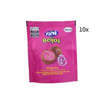 10 Pacotes Fini Bombom Recheado 55g - Escolha o Sabor