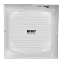 10 Painéis Placa De Led Taschibra 12w Lys Quadrado Sobrepor 3000k Luz Quente