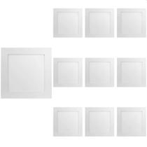 10 Painel de Led Save Energy Quadrado de Embutir 25W Bivolt Branco 4000K Luz Neutra 10 Painel de Led Save Energy Quadrado de Embutir 25W Bivolt Branco 4000K Luz Neutra
