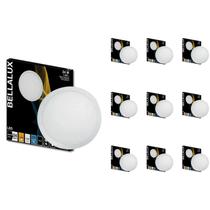10 Painel Led De Embutir 6500k Frio Biv 1920lm 24w Bellalux