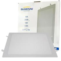 10 painel plafon led 24w embutir quadrado 30x30 bivolt 110/220v branco 6500k blumenau