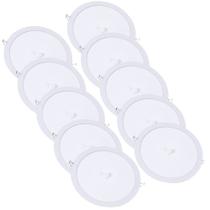 10 Painel Pop Sensor Redondo Embutir 18w Bivolt 6500k Avant