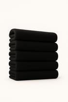 10 panos de copa prato pé de galinha 41x68 preto lmt