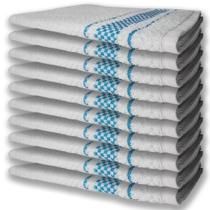 10 Panos De Prato Atoalhado Felpudo Premium Azul 10 Panos De Prato Atoalhado Felpudo Premium Azul