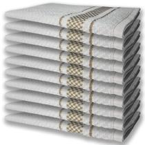 10 Panos De Prato Atoalhado Felpudo Premium Marrom 10 Panos De Prato Atoalhado Felpudo Premium Marrom