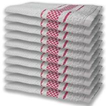 10 Panos de Prato Atoalhado Felpudo Premium Rosa 10 Panos de Prato Atoalhado Felpudo Premium Rosa