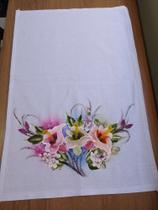 10 Panos De prato pintado a mão Coloridos 10 Panos De prato pintado a mão Coloridos