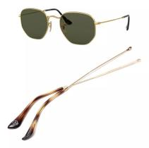 10 Par Haste Perna Hexagonal Compatível Ray Ban conserto Óculos Sol peça solar reposição armação grau consertar acessório óptico lente UV