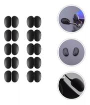 10 Par Plaqueta Encaixe Silicone Nariz Óculos Md 210 armação metal oculos peça suporte apoio reposição oval preta solar sol grau 10 Par Plaqueta Encaixe Silicone Nariz Óculos Md 210 armação metal oculos peça suporte apoio reposição oval preta solar sol grau