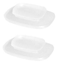 10 Par Plaqueta Oky Cartridge Silicone Quadrada Óculos