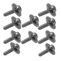 10 Parafuso Fixação Rabeta 5x14mm Titan Fan Start125 Xre300