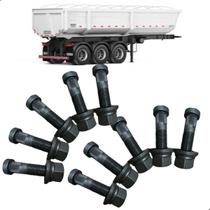 10 Parafuso Roda Disco 22 X 82mm Com Porca Carreta Randon