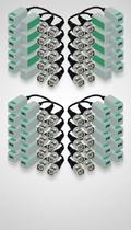 10 Pares Balun CCTV + 10 Conectores P4 Macho 10 Pares Balun CCTV + 10 Conectores P4 Macho