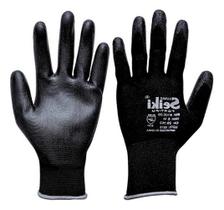 10 Pares De Luva Multitato Tricotada Com Pu Mecânico - Preta