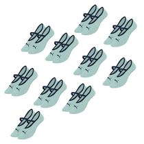 10 Pares De Meias Femininas Para Pilates Antiderrapante Sapatilha
