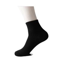 10 pares de meias masculinas de cano médio de algodão para todas as estações, cor sólida e versáteis 10 pares de meias masculinas de cano médio de algodão para todas as estações, cor sólida e versáteis