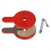 10 Pares de Pastilhas de Freio Redonda Furada com Mola para Freio a Disco de Bicicleta MTB e Passeio, Alta Durabilidade