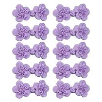 10 pares flor chinês cheongsam botões de nó fixar roupas DIY - 16