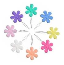 10 Passador Colocador Linha Em Agulha Costura Flor Coloridos 10 Passador Colocador Linha Em Agulha Costura Flor Coloridos